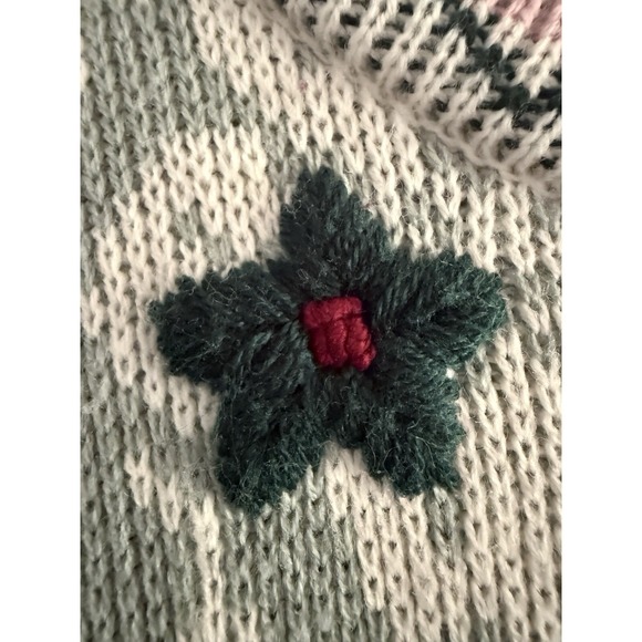 Vintage Middlebrook Park Womens Medium Fair Isle Nordic Embroidered Long 90s M - Picture 3 of 5